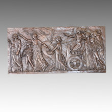 Mythology Statue Relief/Relievo Apollo Bronze Sculpture TPE-451A/B